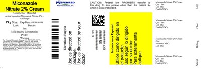 Miconazole Nitrate 2% (Rugby Miconazole Cream 1oz Cder)